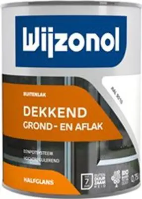 Wijzonol dekkend halfglans RAL 9010 750ml Betaalbaar